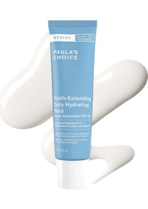 PAULA'S CHOICE Resıst Daily Hydrating Fluid Face Moisturizer With Spf 50 Sunscreen, Face Sunscreen For Oily Skin, Chamomile & Vitamin E, Uva/uvb Protection