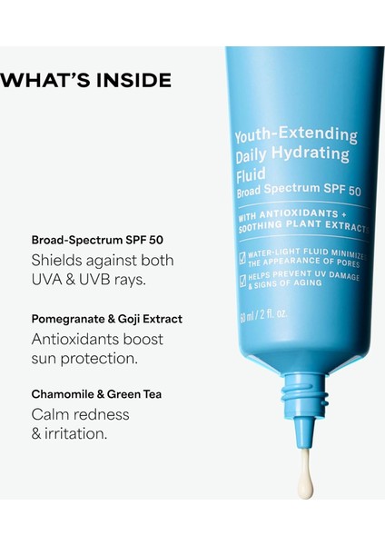 PAULA'S CHOICE Resıst Daily Hydrating Fluid Face Moisturizer With Spf 50 Sunscreen, Face Sunscreen For Oily Skin, Chamomile & Vitamin E, Uva/uvb Protection - Görsel 4