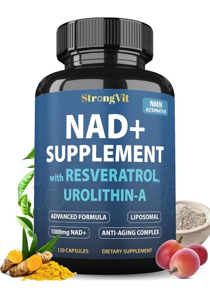 Strongvit Nad Supplement With Resveratrol,urolithin-A 120 Kapsül